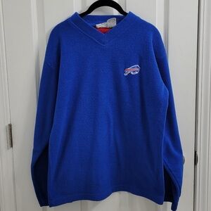 Vintage NFL Buffalo Bills Blue V-Neck Unisex Sweater
